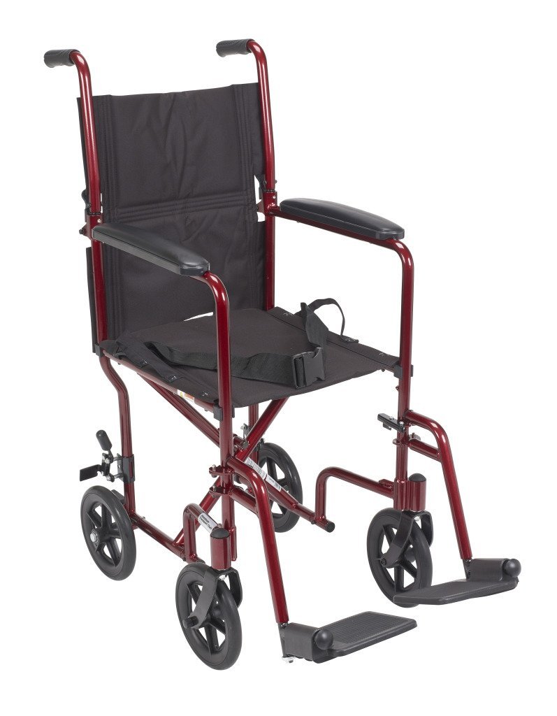 Aluminum Transport Wheelchair - Image 3