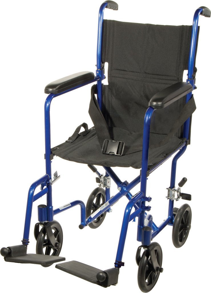Aluminum Transport Wheelchair - Image 2
